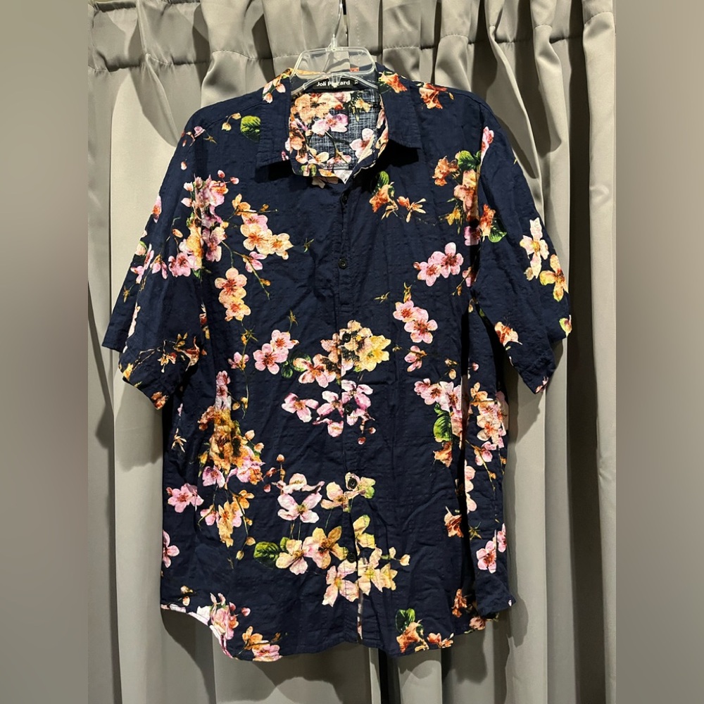 Floral button up shirt